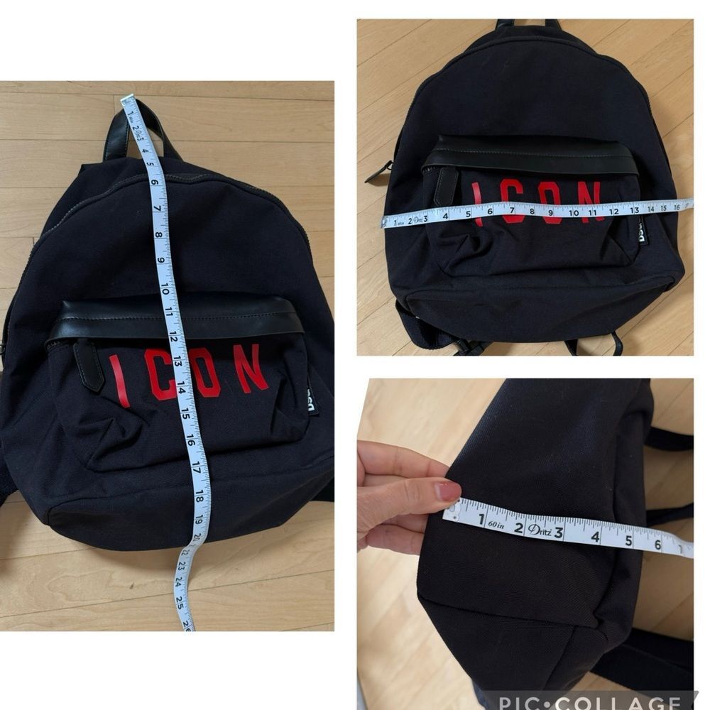 Dsquared2 Icon Collection Black Backpack - Picture 10 of 16